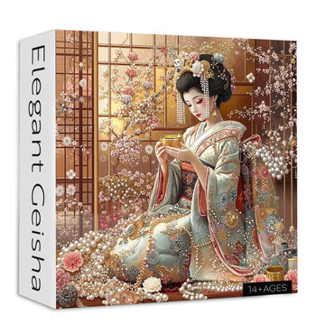 Élégant Geisha Jigsaw Puzzle 1000 pièces